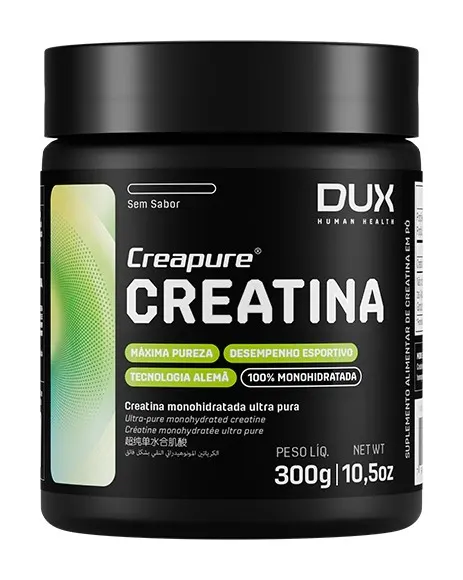 Pote da Creatina 100% Creapure Dux de 300 g