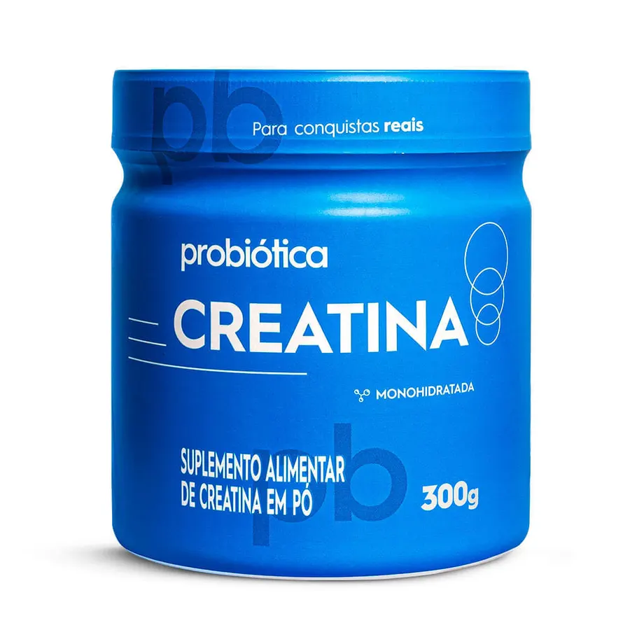 Pote da Creatina Monohidratada Probiótica de 300 g