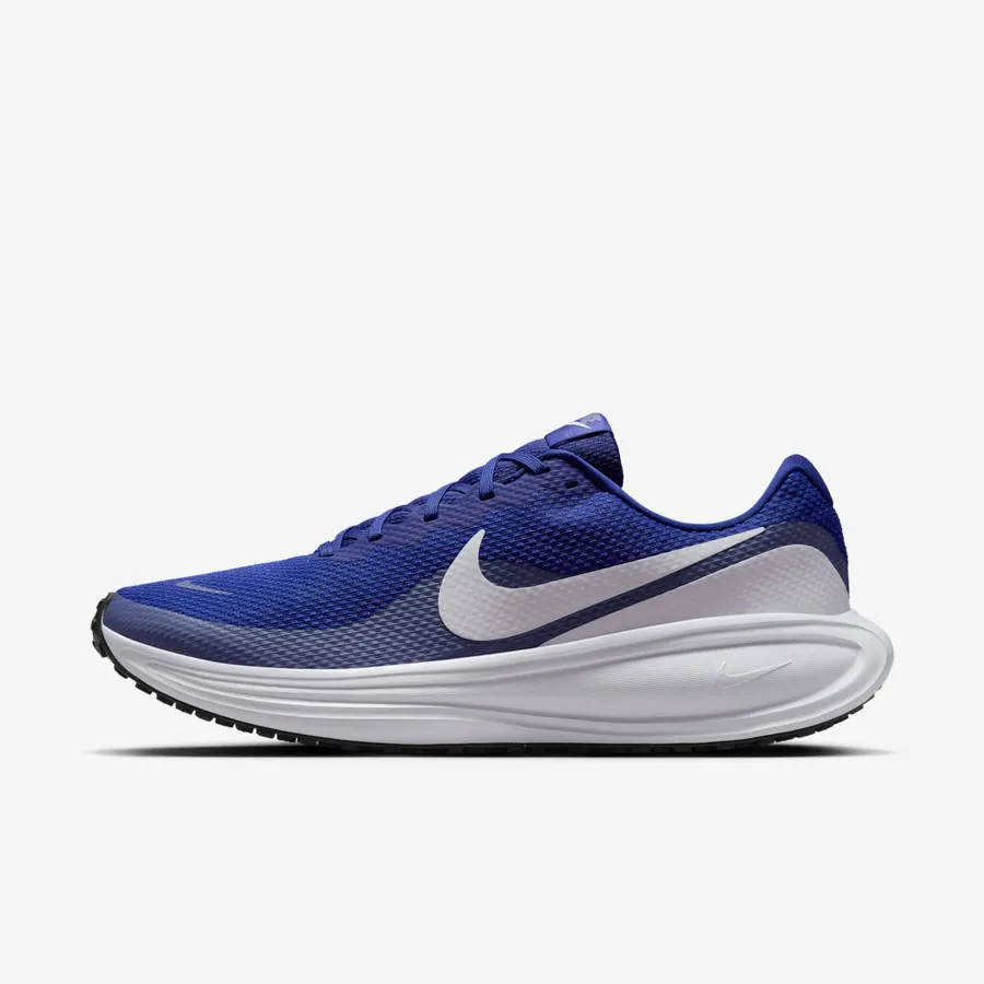 Tênis Nike Revolution 8 azul, vista lateral