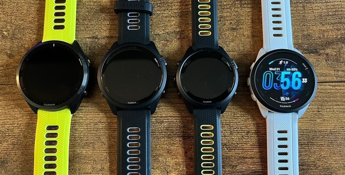 Relógios Garmin Forerunner para corrida comparados em 2026